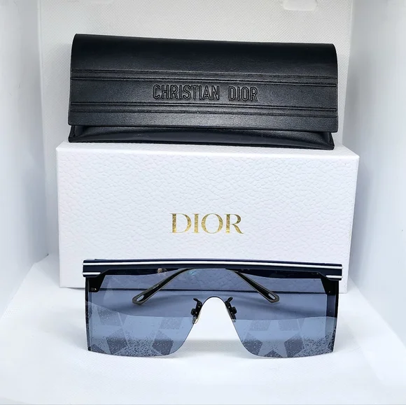 Christian Dior Blue Star Pattern Sunglasses